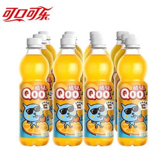 可口可乐  酷儿健康果汁瓶装汽水橙汁果汁饮料 酷儿橙450ml*12瓶