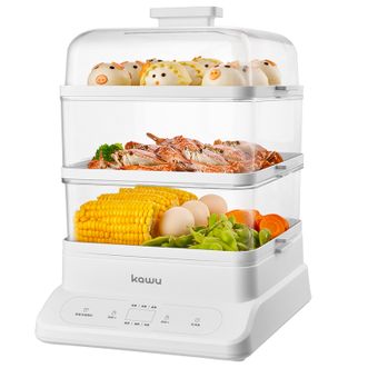 卡屋KAWU 电蒸锅三层大容量家用多用途锅18L KH-Z02
