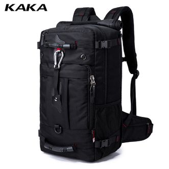 卡卡KAKA精品男包旅行包多功能登山包出差大容量书包户外旅游运动双肩背包男（40L升级轻便版）2070-1