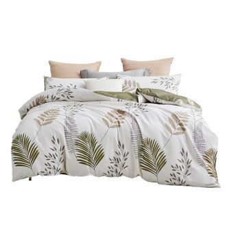 梦洁  纯棉印花四件套 艺术家植物花卉图案 扶苏200*230cm 梦洁  纯棉印花四件套 艺术家植物花卉图案 扶苏200*230cm