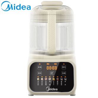 美的/Midea  破壁机  1.6升家用全自动免滤豆浆机 柔声低至47分贝 精钢8叶搅拌榨汁机  MJ-PB50T50