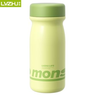 绿珠（lvzhu）   口袋保温杯350mL 高颜值水杯316不锈钢内胆保温保冷便携随行杯子 绿色