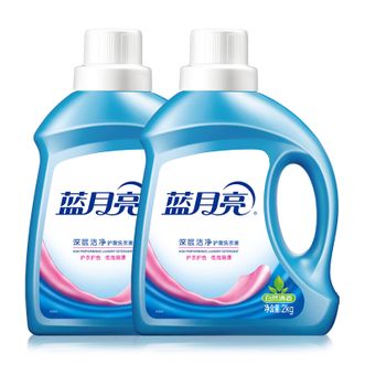 蓝月亮 洗衣液 2000g瓶*2 自然清香合计发8斤 蓝月亮 洗衣液 2000g瓶*2 自然清香合计发8斤