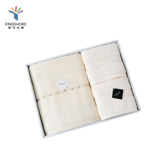 金号  纯棉柔软不起球 毛巾浴巾套装