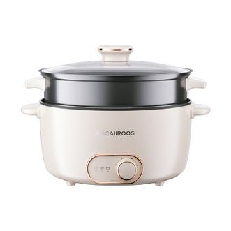 迈卡罗/MACAIIROOS  电火锅家用大容量不粘电锅电蒸锅