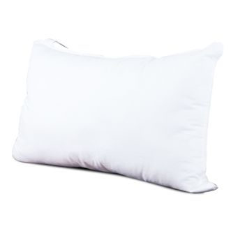 雅棉AMAIN酒店款全棉高弹纤维枕一只装(白色，条纹款和非条纹款随机发货)