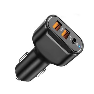 爱车屋（ICAROOM）  车载充电器 支持华为快充 兼容多端数码设备 D-2156