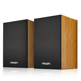 飞利浦（PHILIPS） 木质小音箱 音响台式电脑笔记本手机多媒体USB音响客厅电脑 SPA20 蓝牙版