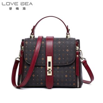 爱情海/Love sea  牛皮斜挎包洋气轻奢单肩手机包潮流时尚女士单肩斜挎包AQH3244