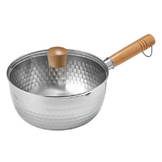 炊大皇（COOKER KING）  18cm奶锅日式雪平锅不粘锅小汤锅泡面锅煮奶锅婴儿辅食锅热奶锅电磁炉明火通用NG18XP