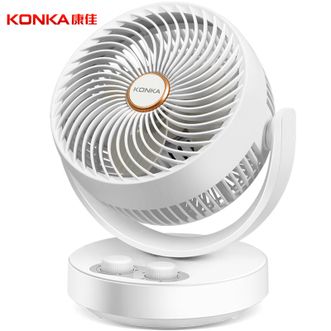 康佳/Konka  台式循环扇机械款家用风扇台式桌面电风扇办公室轻音节能换气扇宿K-XHS-1511-P