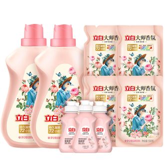 立白  【12.48斤】大师液2kg*2瓶+500g*4袋 赠内衣液80g*3瓶
