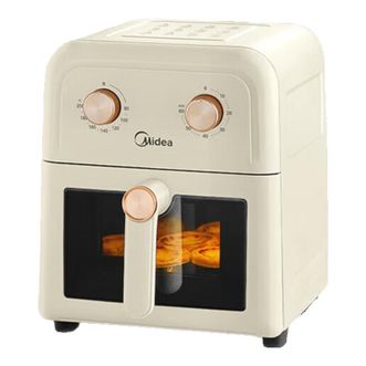 美的/Midea  空气炸锅家用6升实用大容量 MF-KZE6081
