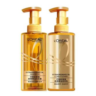 欧莱雅（LOREAL）  奇焕精油440ml洗发水+奇焕精油440ml护发乳套装（新老包装随机发货）