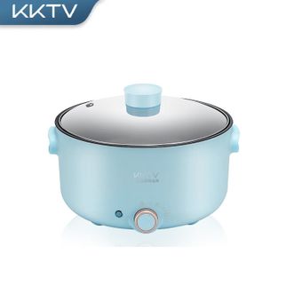 康佳KKTV电火锅电炒锅家用多功能电锅电热电煮锅5L多用途锅火锅不粘锅电煮锅