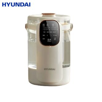 HYUNDAI  韩国热水壶SPD-1035A 家用烧水壶双层防烫保温304不锈钢保温功能大容量恒温电热水壶 3.5L