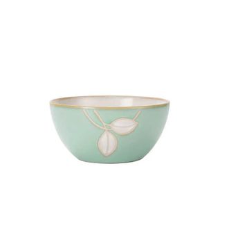 玉泉  绿槿系列餐具中式碗  6英寸 碗口径约15.5cm  家用简约中式碗碟饭碗面碗沙拉碗绿色小清新创意陶瓷餐具用品