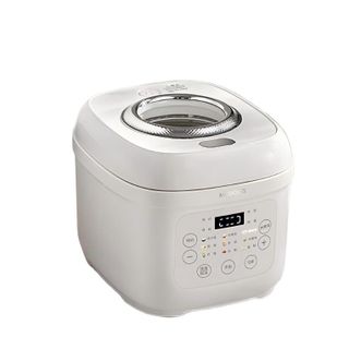 摩 动/modong  电饭煲家用大容量可视化电饭锅一锅多用煲汤微压电压力锅 白色 3L -MD-FB03W-T+沥水蓝