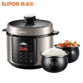 苏泊尔  电压力锅 SY-50YC505Q 多功能菜单开盖收汁 5L