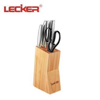 lecker  乐克尔厨房刀具组合实用套装不锈钢五件套