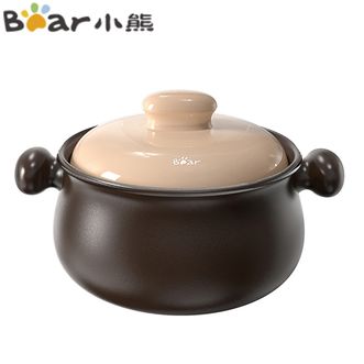 小熊  砂锅 砂锅煲汤沙锅陶瓷锅汤锅瓦煲沙煲 1.8L煲仔饭1~2人享用