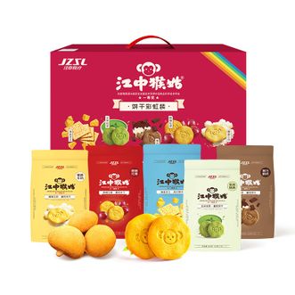江中猴姑  720g彩虹饼干礼盒款健康休闲零食营养早餐饼干