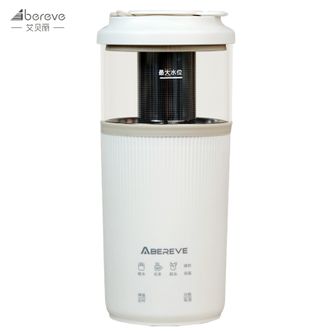 艾贝丽  500ml电热水杯奶茶机便携烧水杯煮茶器茶杯 保温电水壶电热水壶旅行防烫养生杯烧水杯GM-PC701白色