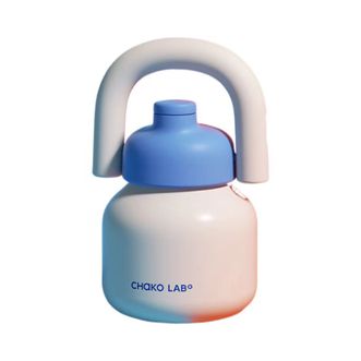 和序 chakolab  拎拎壶保温杯吸管大肚杯不锈钢内胆水壶水杯拎拎壶-冰山秘境1000ml（无背带款）6973331884912