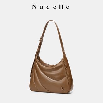 纽芝兰/NUCELLE  大容量单肩腋下通勤包松弛柔软托特水桶包