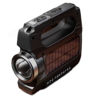 Warsun  户外装备手电筒应急照明巡逻手提探照灯户外野营H996