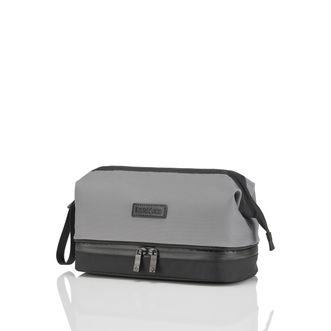 新秀丽/Samsonite  便携旅行洗漱包 小物件包包 隔层分区收纳 干湿分离674*08042 灰色