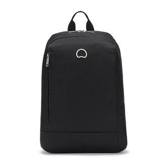 DELSEY  法国大使商务式电脑背包内部夹层大容量双肩包3715 黑色 70371560000