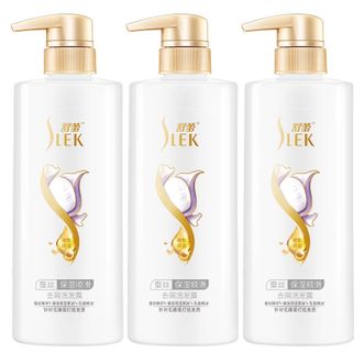 舒蕾蚕丝保湿顺滑去屑洗发露500ml*3瓶柔顺发丝抚平毛躁蓬松