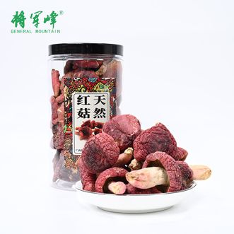 将军峰广西昭平特产江口红菇罐装100g*1