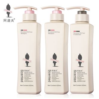 阿道夫轻柔丝滑洗发水420ml*2+护发素420ml 香氛洗护套装男士女士通用