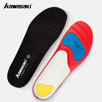 川崎/KAWASAKI  羽毛球鞋垫男女款透气足弓支撑气垫减震篮球缓震军训运动