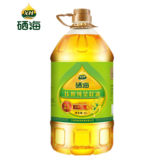 XH  纯菜籽油4L 物理压榨一级健康家用营养丰富食用油