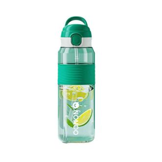 NONOO  大胖杯运动水杯大容量耐高温户外水壶便携双饮口杯1080ml     松石绿     NP1080SA1