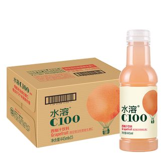 农夫山泉  水溶C100西柚味445ML*15瓶