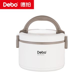 德铂（Debo）  奈特单层饭盒 304不锈钢饭盒1000ml大容量隔热可拆卸便当盒 DEP-930