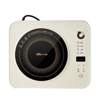 小熊/Bear  电磁炉 家用大功率2200W 火锅炉 电磁灶 智能定时大火力爆炒 电灶防水黑色微晶面板