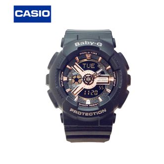 卡西欧/CASIO  女士手表 酷感潮流时尚运动手表防震防水 BA-110XRG-1APR-酷黑