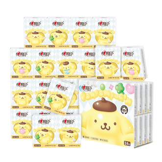 心相印  手帕纸 布丁狗联名IP款 4层6片24包