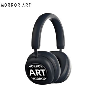 MORRORART  蓝牙显示耳机VWS X1【 标准单屏版 -马林蓝】头戴式无线耳机主动降噪灵动触控屏长续航生日礼物送礼礼盒