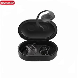 纽曼（Newmine）  蓝牙耳机Q2【黑色】挂耳式真无线骨传导概念开放不入耳夹式 跑步骑行高端长续航运动耳机适用苹果小米华为