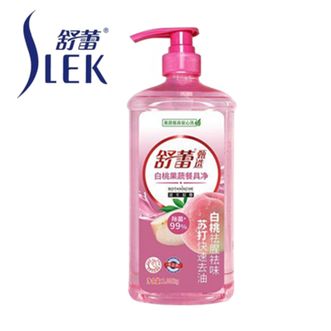 舒蕾/Slek  波卡莉香白桃果蔬餐具净洗洁精洗碗食品级整箱不伤手洗洁精 1.008kg（1瓶）