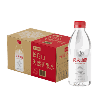 农夫山泉  长白山天然矿泉水 源自长白山 380ml*15瓶