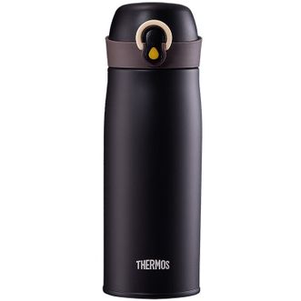 膳魔师（THERMOS）  不锈钢保温杯400ml 一按弹开保温保冷 轻巧杯身密封防漏 TCME-400S