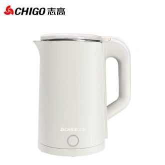 志高/Chigo  电水壶家用1.8L大容量电热水壶不锈钢内胆双层防烫烧水壶自动断电DC-A18F