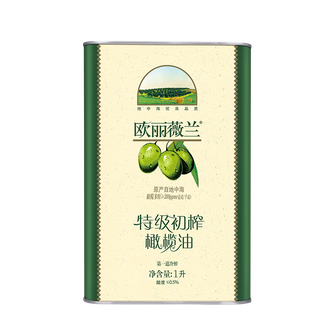 欧丽薇兰  特级初榨橄榄油1L罐装olive